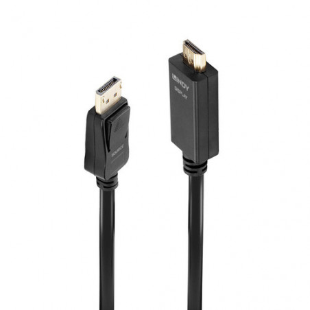 Lindy 36921 cavo e adattatore video 1 m DisplayPort HDMI tipo A (Standard) Nero