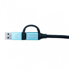 i-tec C31USBCACBL cavo USB 1 m USB 3.2 Gen 1 (3.1 Gen 1) USB C Nero, Blu