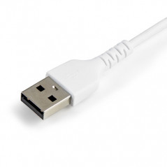 StarTech.com Cavo da USB-A a Lightning da 15cm bianco - Robusto e resistente cavo di alimentazione/sincronizzazione in fibra ara