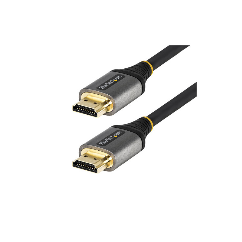 StarTech.com Cavo HDMI 2.0 Premium Certificato 50 cm - Cavo HDMI 4K 60Hz Ultra HD ad Alta Velocità con Ethernet - HDR10/ARC - C