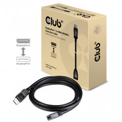 CLUB3D CAC-1022 cavo e adattatore video 2 m Displayport 1.4 Nero