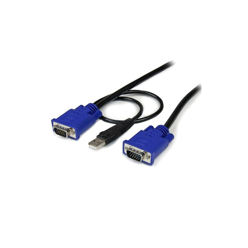 StarTech.com Cavo sottile KVM, VGA, USB, 2 in 1 1,3 m c.a.