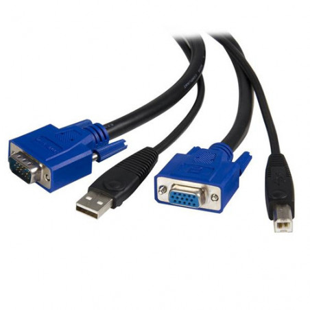 StarTech.com Cavo KVM Universale USB 2 in 1 da 3m