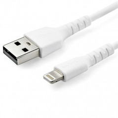 StarTech.com Cavo da USB-A a Lightening bianco da 1m di colore bianco - Robusto e resistente cavo di alimentazione/sincronizzazi