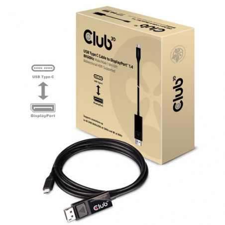 CLUB3D cac-1557 USB C Displayport 1.4 Nero