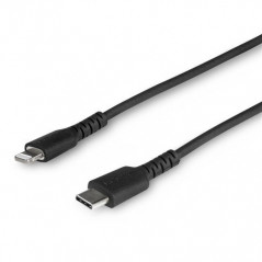 StarTech.com Cavo durevole da USB-C a Lightning da 1m nero - Cavo di alimentazione/sincronizzazione in Fibra aramidica robusta p