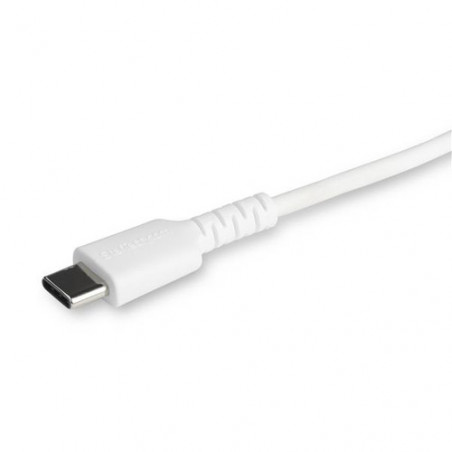 StarTech.com Cavo durevole da USB-C a Lightning da 1m bianco - Cavo di alimentazione/sincronizzazione in Fibra aramidica robusta