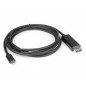 Hamlet XVAUC-DP4K20 cavo e adattatore video 2 m USB tipo-C DisplayPort Nero