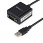 StarTech.com Cavo adattatore RS-232 USB FTDI a seriale 1 porta, con interfaccia COM