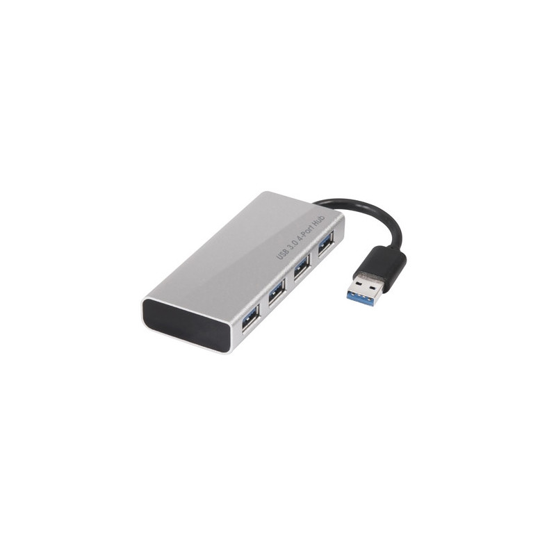 CLUB3D USB 3.0 Hub 4-Port with Power Adapter