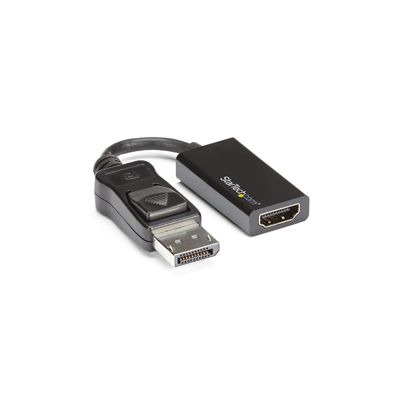 StarTech.com Adattatore DisplayPort a HDMI 4K 60Hz - Convertitore video attivo da DP 1.4 a HDMI 2.0 - Dongle/Cavo adattatore per