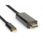Hamlet XVAUC-HDM4K20 cavo e adattatore video 2 m USB tipo-C HDMI tipo A (Standard) Nero