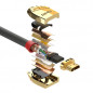 Lindy 37862 cavo HDMI 2 m HDMI tipo A (Standard) Grigio