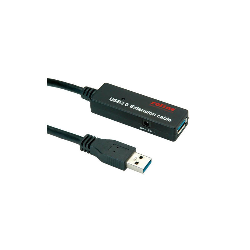 ROLINE 12.04.1071 cavo USB 15 m USB 3.2 Gen 1 (3.1 Gen 1) USB A Nero