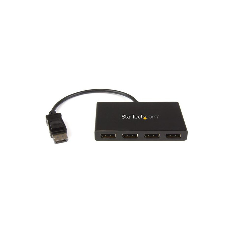 StarTech.com Adattatore multi monitor a 4 porte - Hub MST DisplayPort 1.2 a 4x DP 1080p - Video Splitter DisplayPort - Modalità