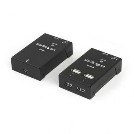 StarTech.com Prolunga/Extender USB 2.0 a 4 porte via Cat5 o Cat6 - Estensore USB2.0 via cavo Cat5/6 fino a 50m