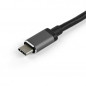 StarTech.com Adattatore multiporta USB C - Mini dock da viaggio USB-C con HDMI 4K o VGA 1080p - Hub USB 3.0 3x, SD, GbE, audio, 