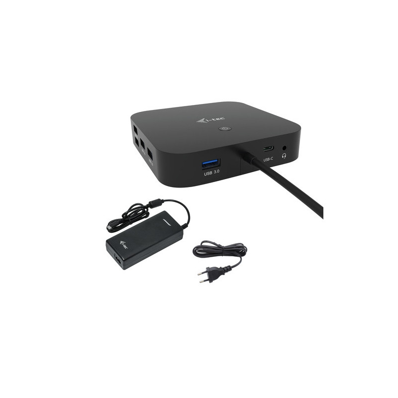 i-tec USB-C HDMI DP Docking Station with Power Delivery 100 W + Universal Charger 112 W