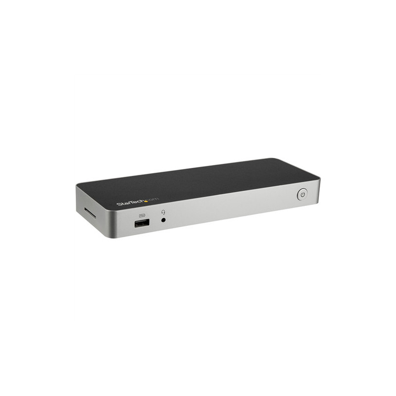 StarTech.com Docking Station USB-C per portatili a doppia uscita Video Dual-4K - USB Power Deliver 60W - Lettore Scheda Memoria 