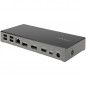 StarTech.com Dock USB type C - Docking station USB C con triplo monitor 4K - Power Delivery 100W - DP 1.4 Alt Mode & DSC, 2x Dis