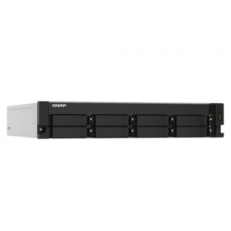 QNAP TS-832PXU NAS Armadio (2U) Collegamento ethernet LAN Alluminio, Nero AL324