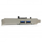 StarTech.com Adattatore scheda SuperSpeed USB 3.0 con 2 porte PCI Express (PCIe) con UASP - Alimentazione SATA