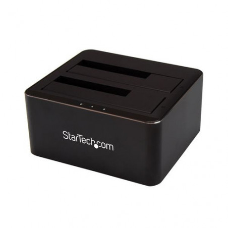 StarTech.com Docking Station a Doppio Bay SATA per 2x 2,5/3,5" SATA SSD/HDD - USB 3.0