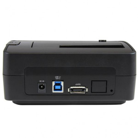 StarTech.com Box externo USB 3.1 Gen 2 (10Gbps) ad 1 alloggiamento da 2,5"/3,5" con eSATA e UAS - SSD/HDD