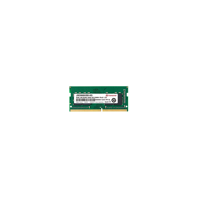 Transcend JetRam JM2666HSE-16G memoria 16 GB 1 x 8 GB DDR4 2666 MHz