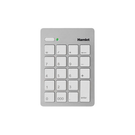 Hamlet Numeric Keypad tastierino numerico usb 2.0 argento