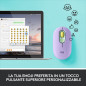 Logitech POP Mouse Wireless con Emoji personalizzabili, Tecnologia SilentTouch, Precisione e Velocità, Design Compatto, Bluetoo