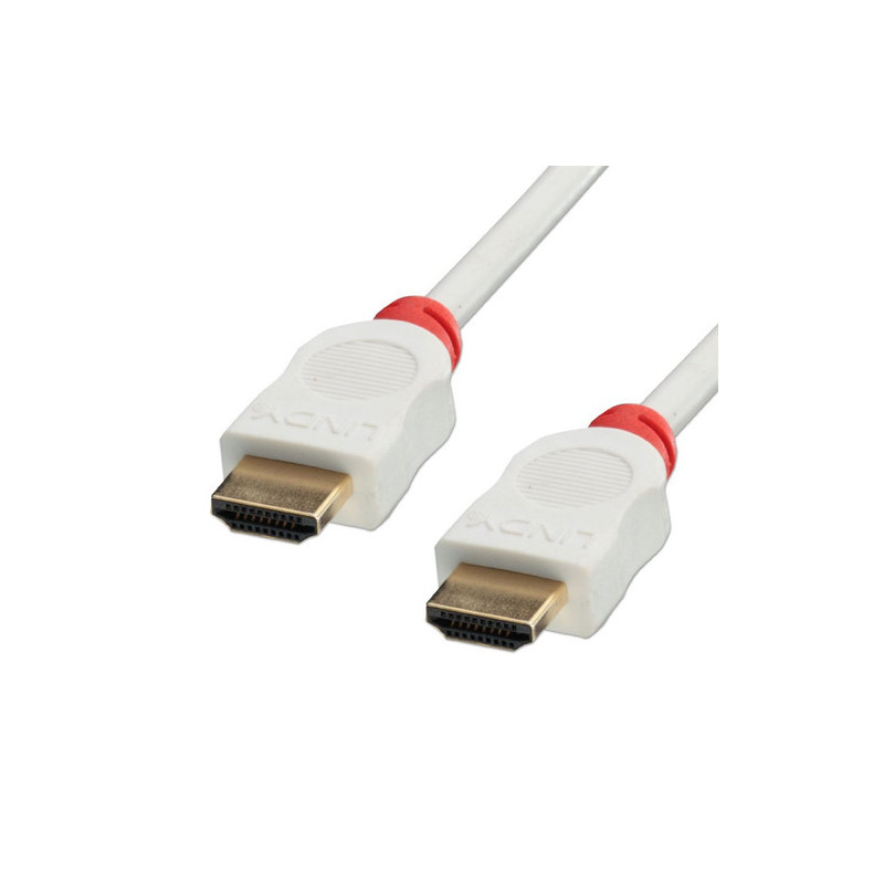 Lindy 41411 cavo HDMI 1 m HDMI tipo A (Standard) Rosso, Bianco