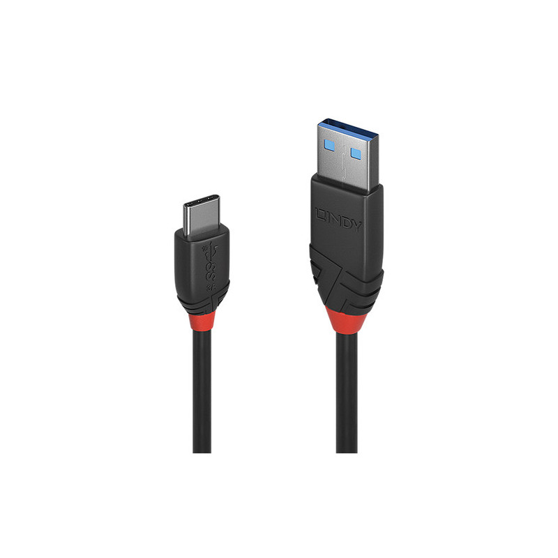 Lindy 36917 cavo USB 1,5 m USB 3.2 Gen 1 (3.1 Gen 1) USB A USB C Nero