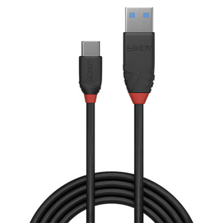 Lindy 36917 cavo USB 1,5 m USB 3.2 Gen 1 (3.1 Gen 1) USB A USB C Nero