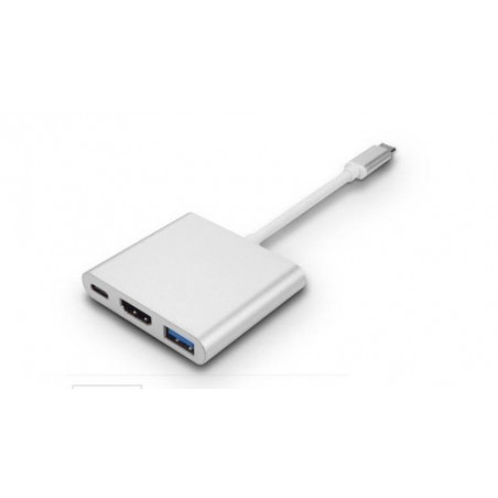 Nilox NLX-TC-HDMIUSBT adattatore grafico USB Argento
