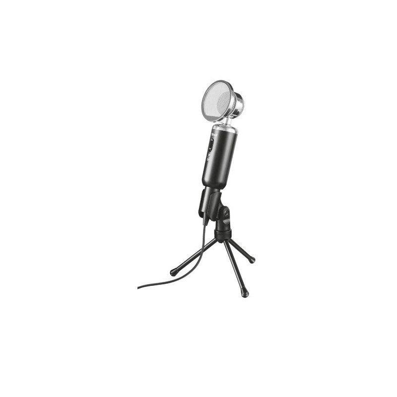 Trust 21672 microfono Nero Microfono per PC