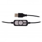 Nilox ACOUSTIC USB HEADPHONE Cuffie In-ear Nero, Grigio