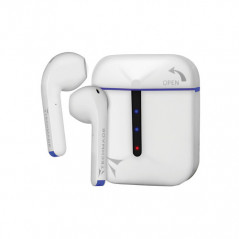 Techmade TM-H21T-BLU cuffia e auricolare Wireless Cuffie In-ear MUSICA Bluetooth Blu, Bianco