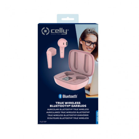 Celly Fuz1 Auricolare Wireless In-ear Musica e Chiamate Bluetooth Rosa