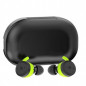 Redline RDL6150 cuffia e auricolare Wireless A clip, In-ear Musica e Chiamate Bluetooth Nero, Verde