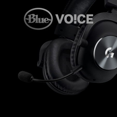 Logitech G PRO x Cuffia Gaming Cablata con Microfono Blue VO!CE, DTS Headphone:X 7.1 e Driver PRO-G da 50 mm, 7.1 Surround Pensa