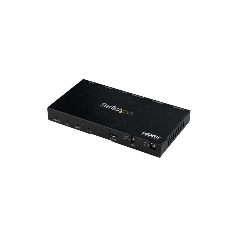StarTech.com Sdoppiatore Splitter HDMI a 2 porte - 4K 60Hz con scaler video incorporato
