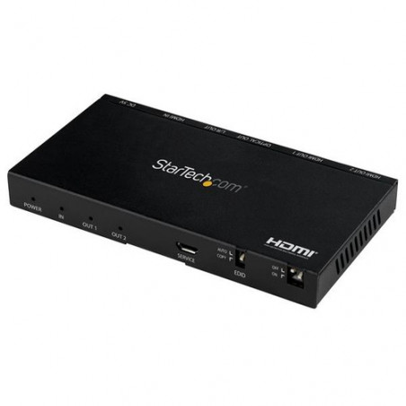 StarTech.com Sdoppiatore Splitter HDMI a 2 porte - 4K 60Hz con scaler video incorporato