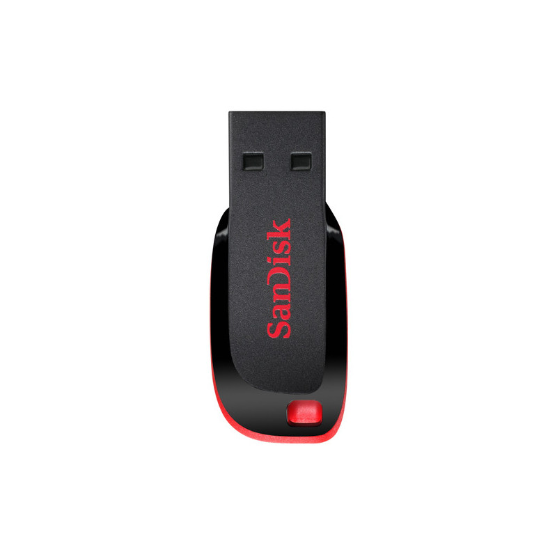 SanDisk Cruzer Blade unità flash USB 64 GB USB tipo A 2.0 Nero, Rosso