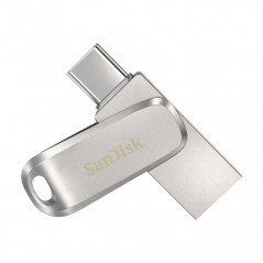 SanDisk Ultra Dual Drive Luxe unità flash USB 64 GB USB Type-A / USB Type-C 3.2 Gen 1 (3.1 Gen 1) Acciaio inossidabile