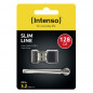 Intenso Slim Line unità flash USB 128 GB USB tipo A 3.2 Gen 1 (3.1 Gen 1) Nero
