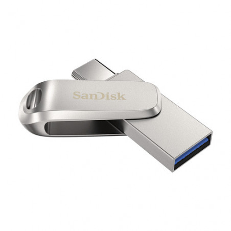 SanDisk Ultra Dual Drive Luxe unità flash USB 256 GB USB Type-A / USB Type-C 3.2 Gen 1 (3.1 Gen 1) Acciaio inossidabile