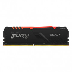 Kingston Technology FURY Beast RGB memoria 8 GB 1 x 8 GB DDR4 3600 MHz