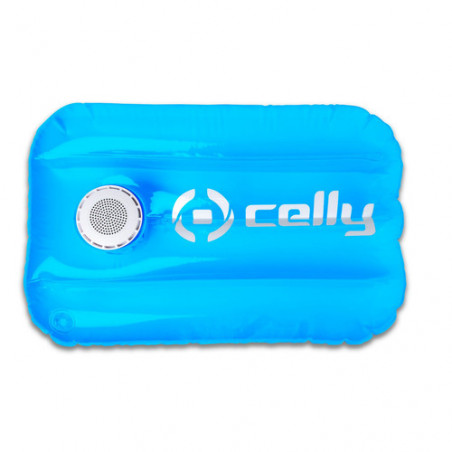 Celly Poolpillow Altoparlante portatile mono Blu, Bianco 3 W