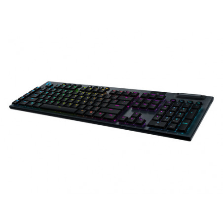 Logitech G G915 LIGHTSPEED Wireless RGB Mechanical Gaming Keyboard – GL Clicky tastiera RF senza fili + Bluetooth Inglese Carb